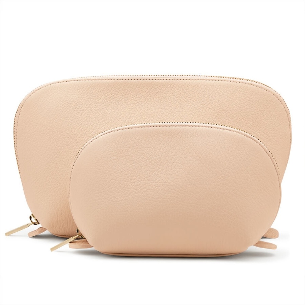 Cuyana Leather Travel Set - Blush